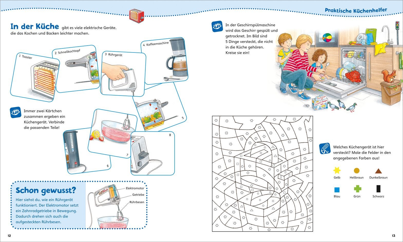 WAS IST WAS Junior Mitmach-Heft Technik zu Hause