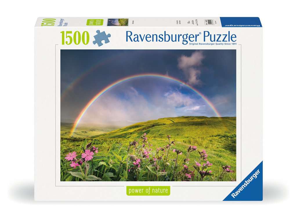 Puzzle 1500 Teile - Spektakulärer Regenbogen