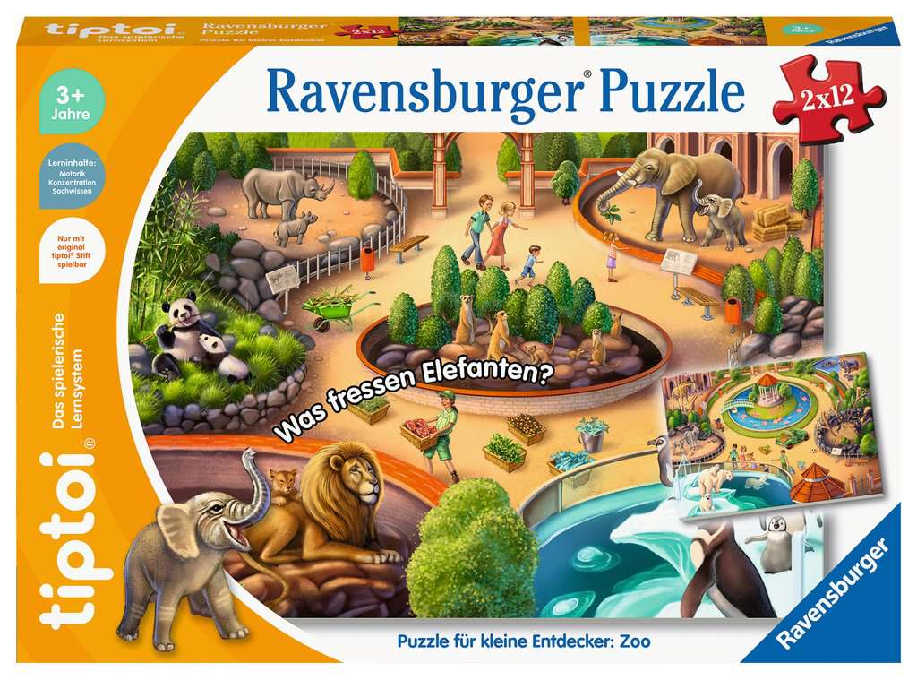 tiptoi Puzzle 00138 Puzzle für kleine Entdecker: Zoo Ravensburger