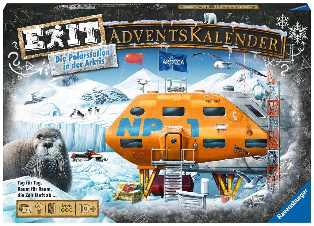 Exit Adventskalender "Die Polarstation in der Arktis" - Spiel ab 10 Jahren