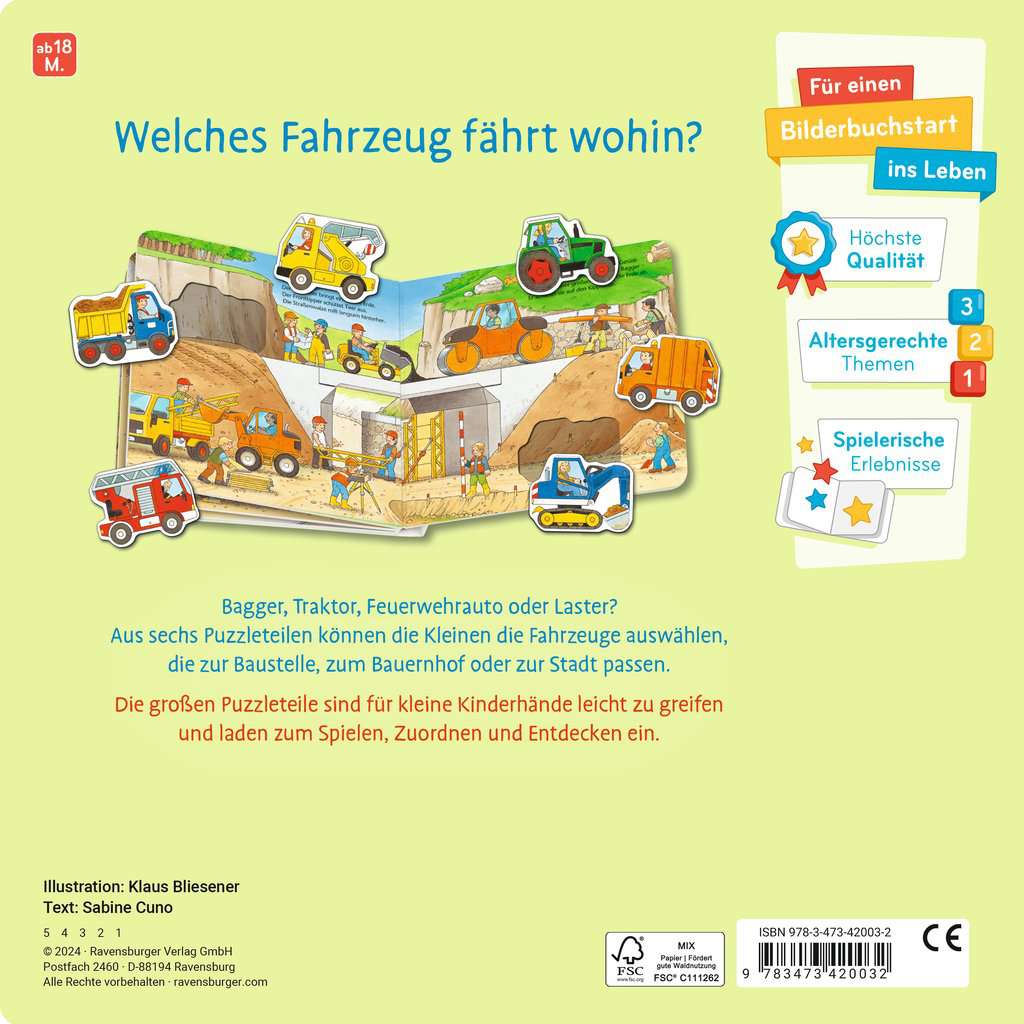 Mein liebstes Puzzle-Spielbuch: Fahrzeuge