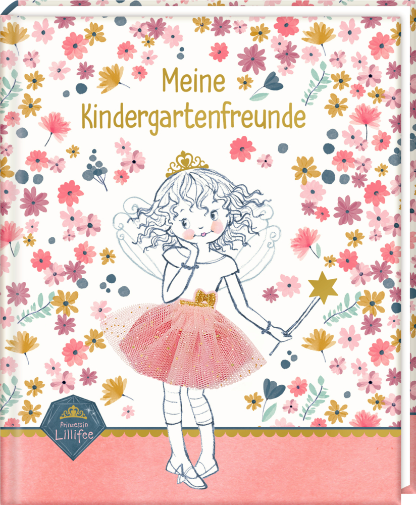 Freundebuch Meine Kindergartenfreunde (Prinzessin Lillifee - Glitter & Gold)