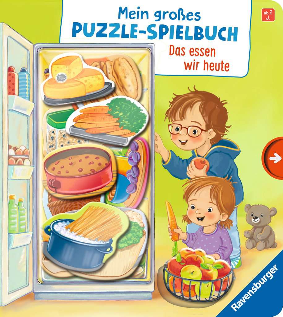 Mein großes Puzzle-Spielbuch: Das essen wir heute