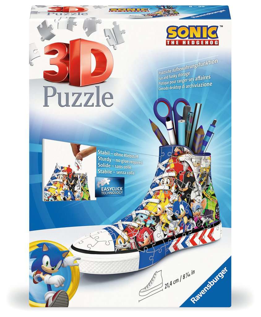 3D Puzzle Sneaker Sonic the Hedgehog