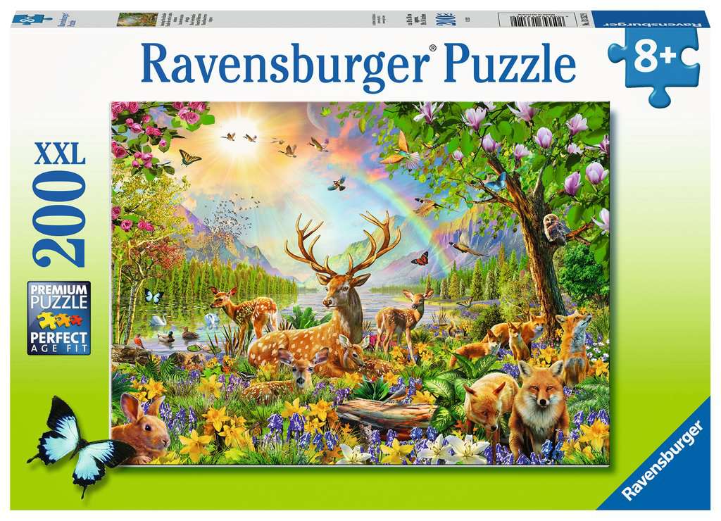 Kinderpuzzle 13352 Anmutige Hirschfamilie 200 Teile