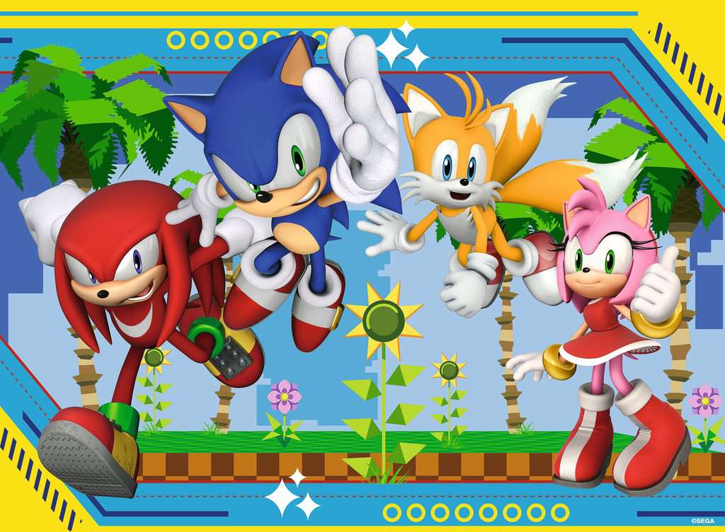 Kinderpuzzle ab 6 Jahren - Nichts kann Sonic aufhalten - 100 Teile