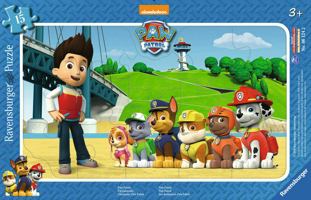 Rahmenpuzzle Paw Patrol 15 Teile