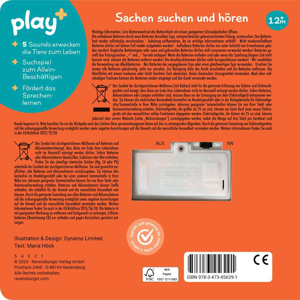 Play+ Mein allererstes Soundbuch: Tierkinder