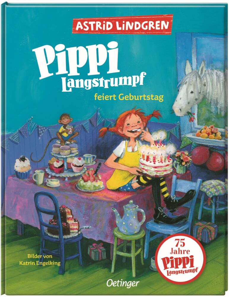 Pippi Langstrumpf feiert Geburtstag. Ein Kinderbuchklassiker von Astrid Lindgren für Kinder ab 4 Jahren