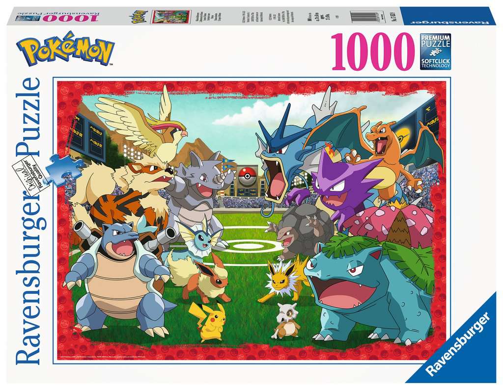 Puzzle 17453 Pokémon Kräftemessen 1000 Teile