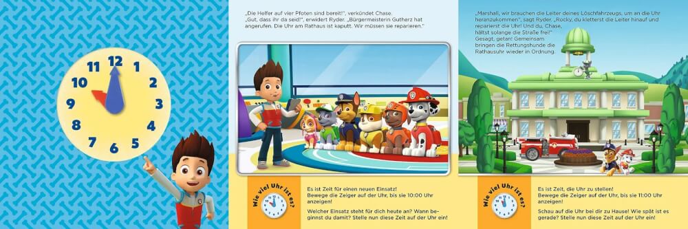 PAW Patrol - Mein Uhrenbuch