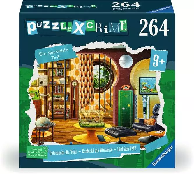 Kinderpuzzle ab 9 Jahren - Puzzle X Crime Kids: Die geraubte Zeit - 264 Teile