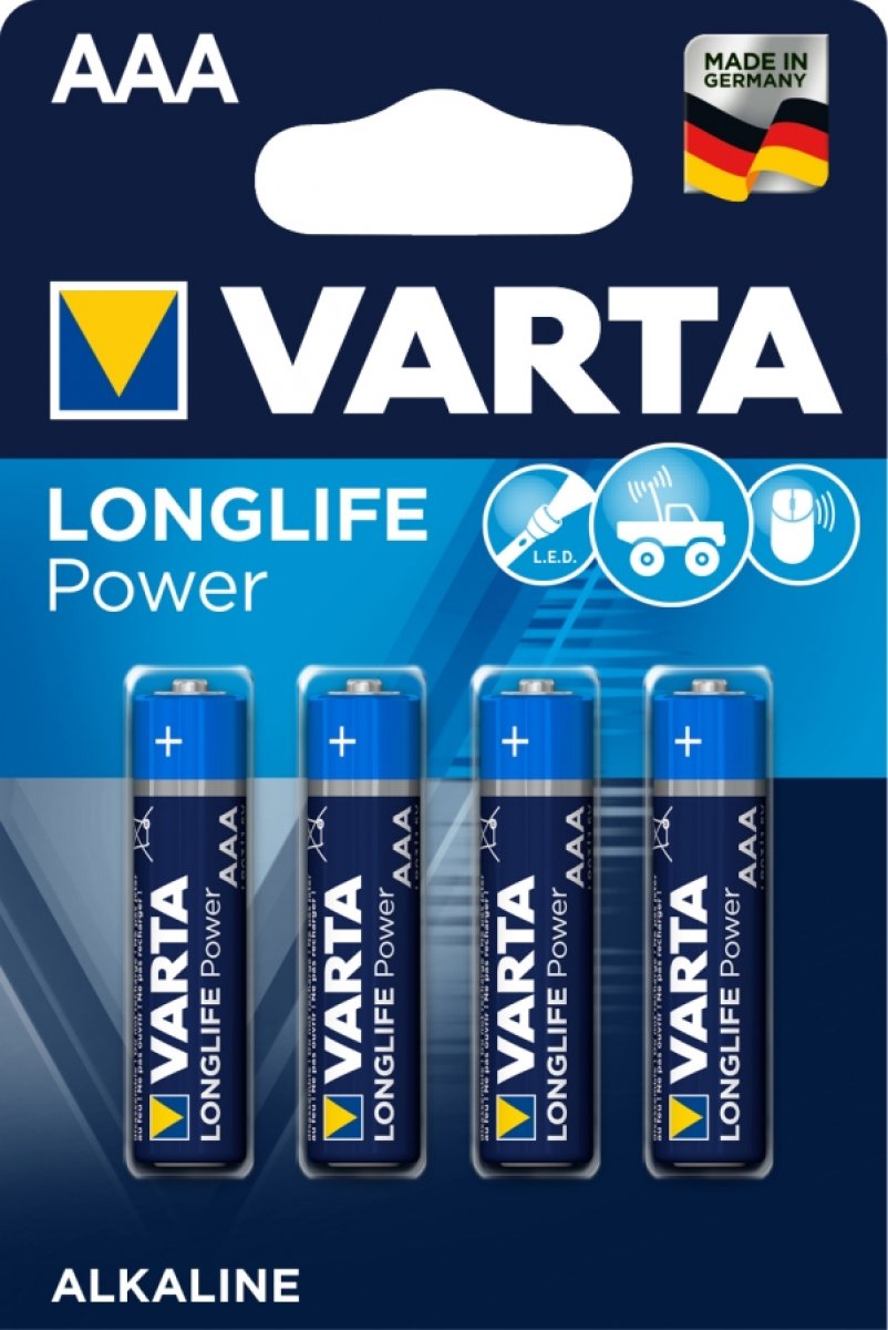 Varta LONGLIFE POWER Micro/AAA 4er Pack