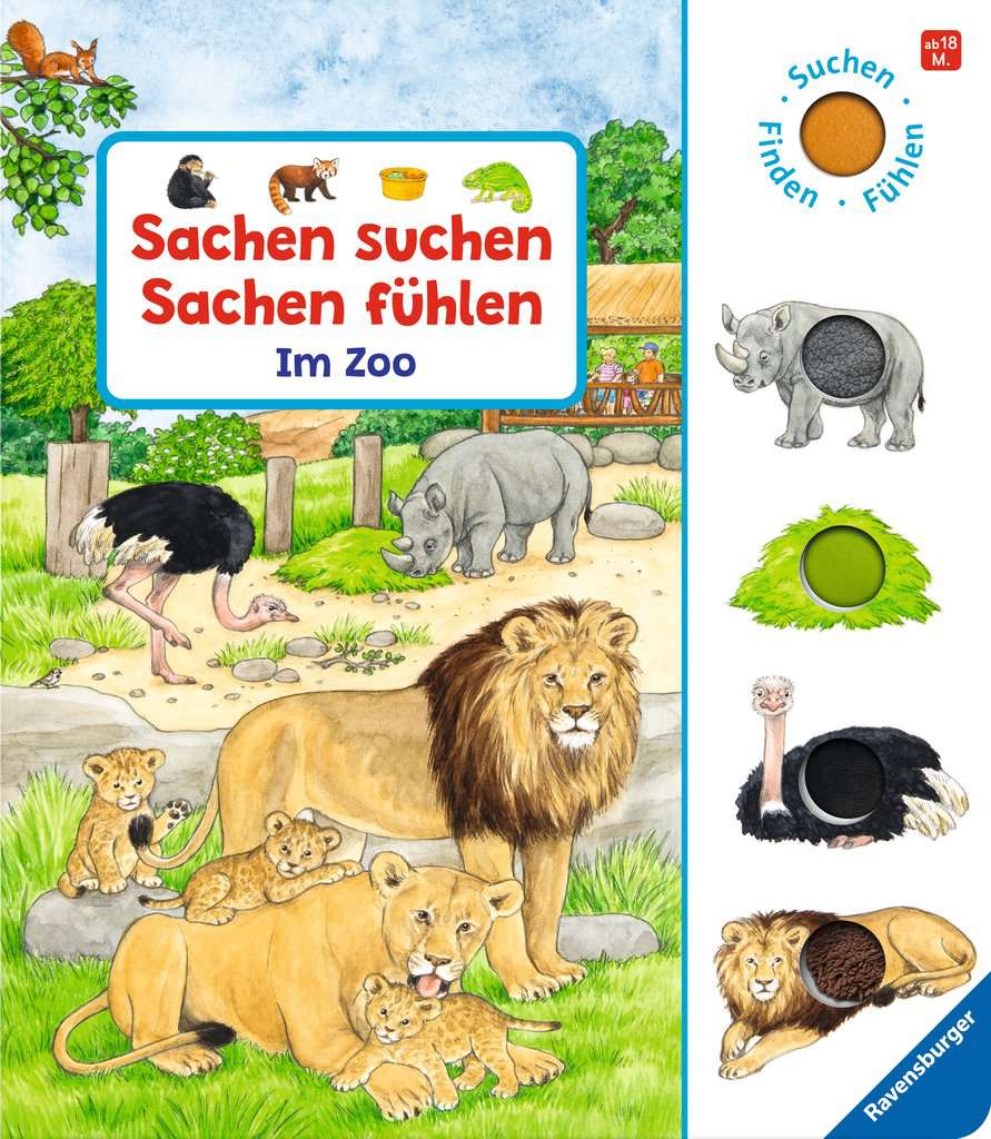 Sachen suchen Sachen fühlen Im Zoo