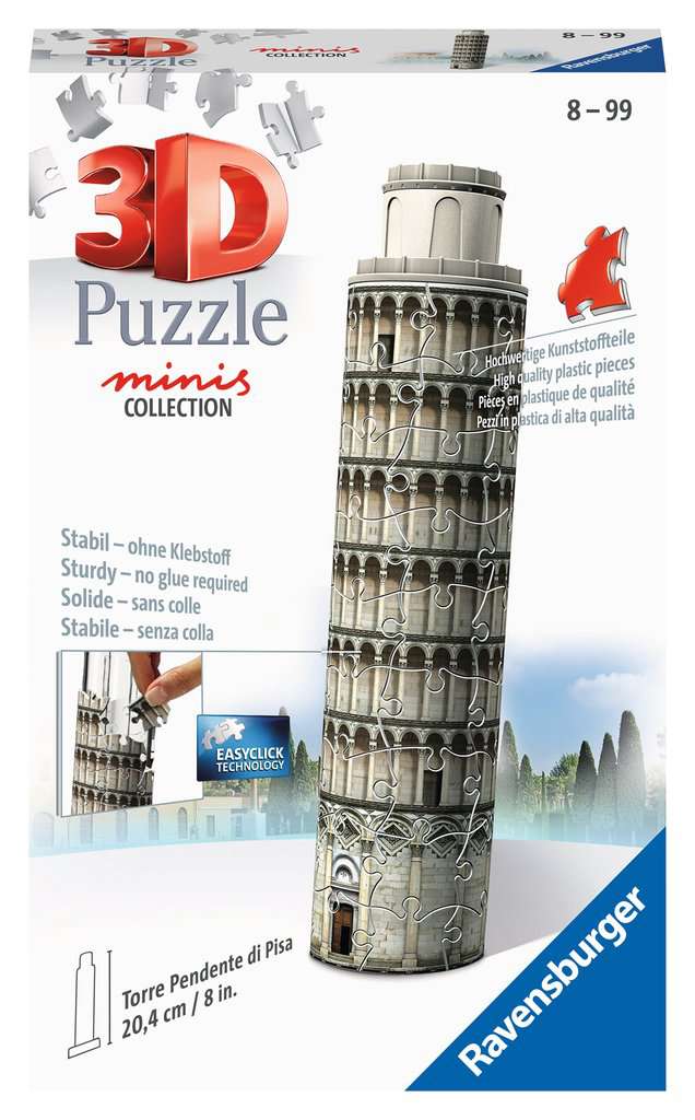 3D Puzzle Mini Schiefer Turm von Pisa