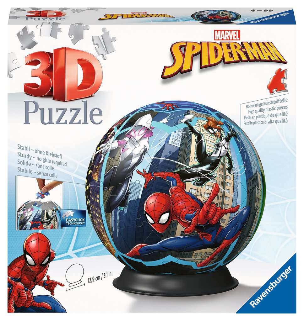 3D Puzzle Ball Puzzle-Ball Spiderman