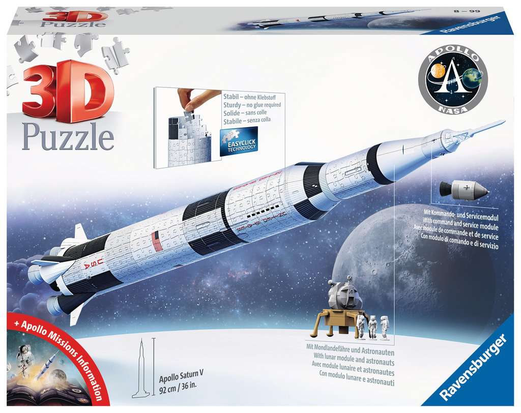 3 D Puzzle Apollo Saturn V Rakete