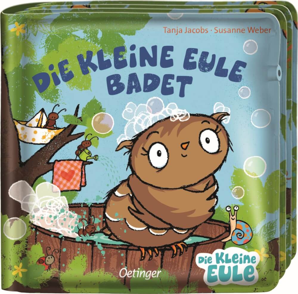 Die kleine Eule badet. Mein Badebuch