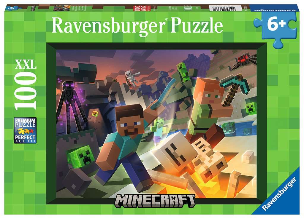 Kinderpuzzle ab 6 Jahren - Monster Minecraft - 100 Teile
