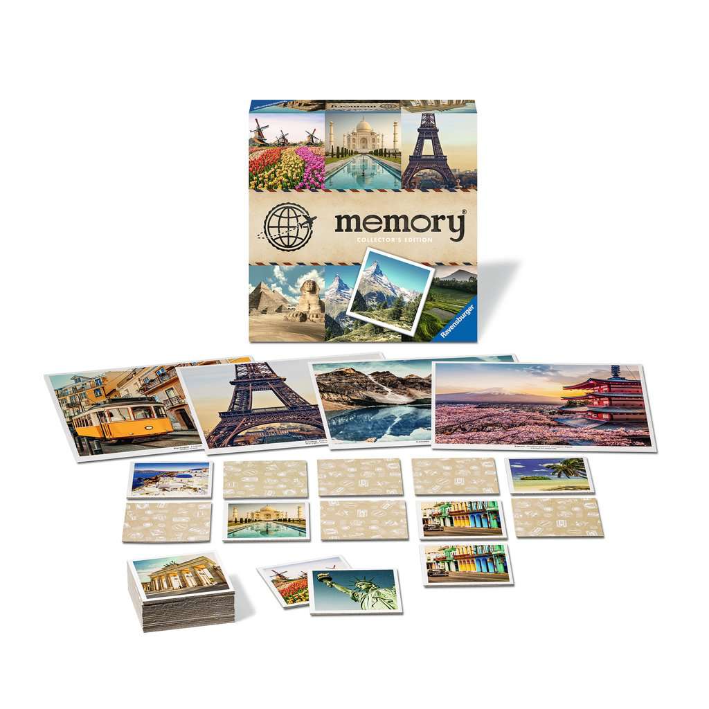 Collector's memory® Schönste Reiseziele - Spiel ab 6 Jahren