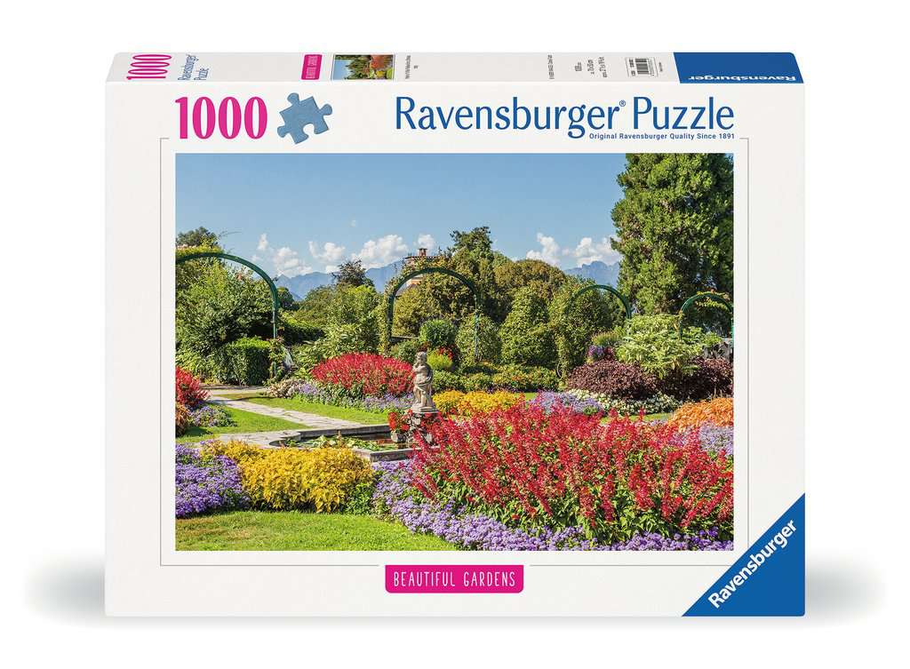 Puzzle 1000 Teile - Park of Villa Pallavicino, Stresa, Italy