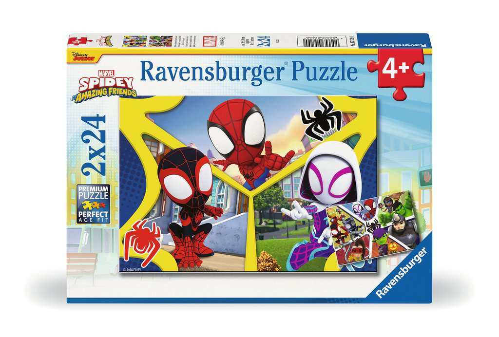 Kinderpuzzle ab 4 Jahren - Spidey und seine Super-Freunde - 24 Teile