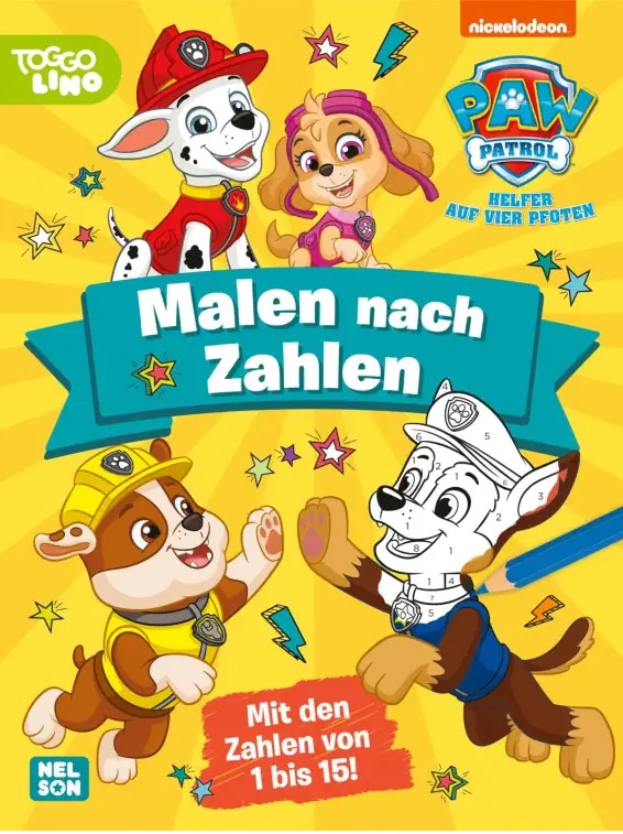 PAW Patrol: Malen nach Zahlen