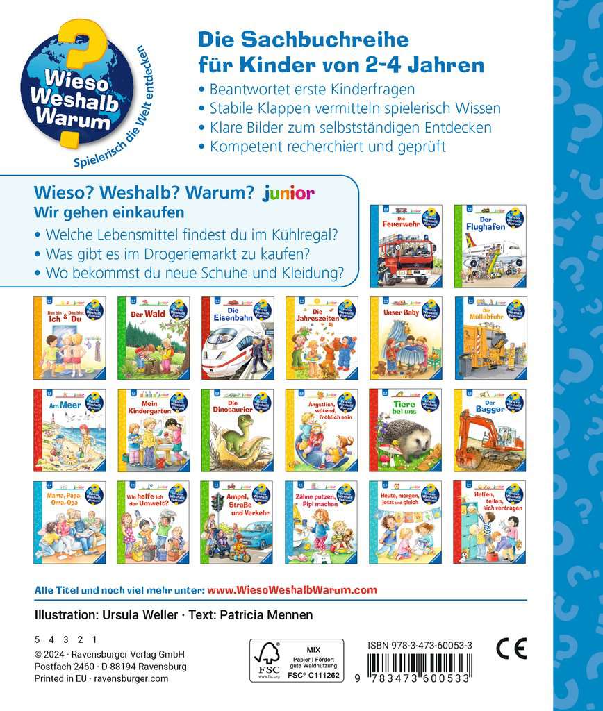 Ravensburger Wieso? Weshalb? Warum? junior, Band 50: Wir gehen einkaufen