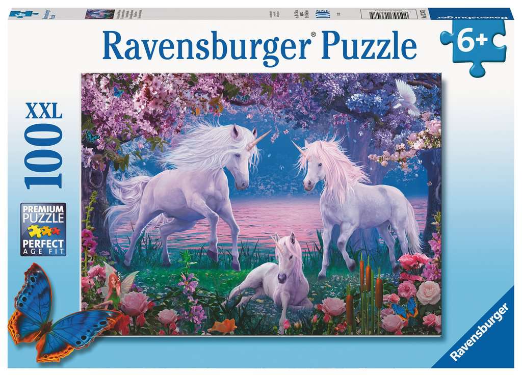 Kinderpuzzle 13347 Bezaubernde Einhörner 100 Teile