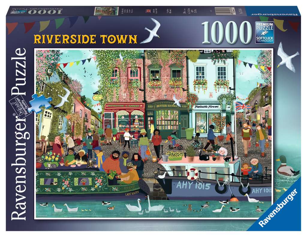 Puzzle 1000 Teile - Riverside Town