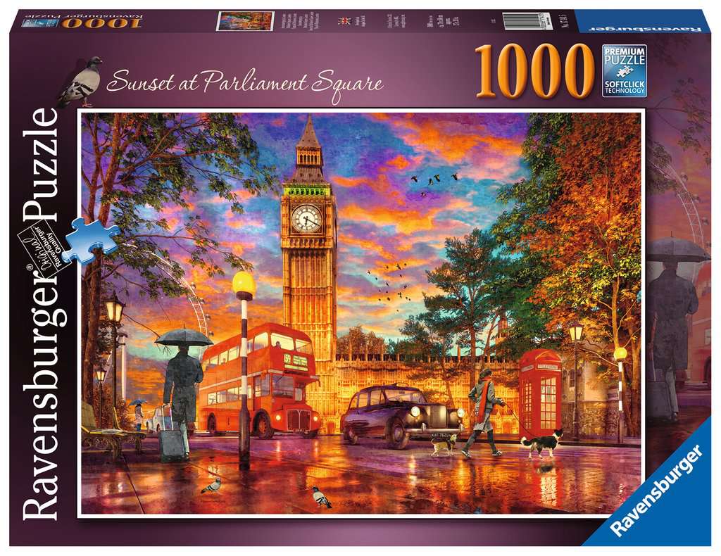 Erwachsenenpuzzle Sonnenuntergang in London 1000 Teile
