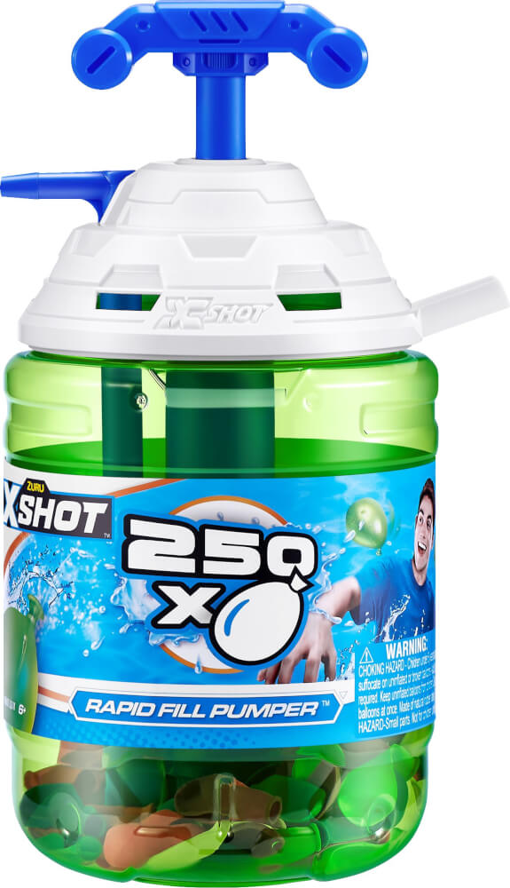 Zuru X-SHOT Wasserbombenpumpe + 250 Ballons