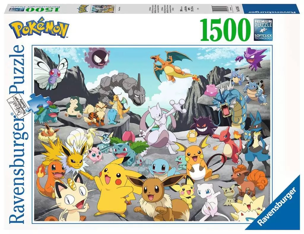 Puzzle Pokémon Classics 1500 Teile