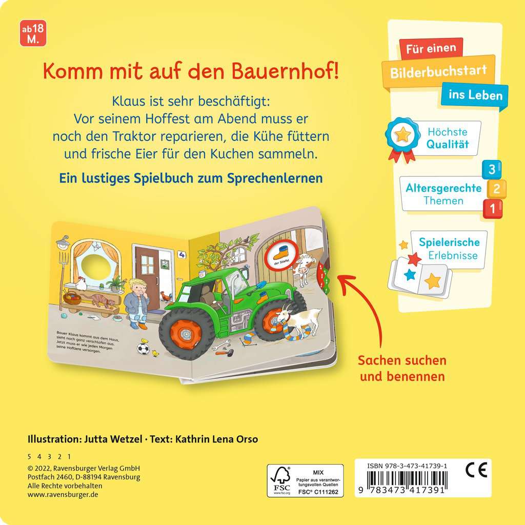 Wo ist bloß...? Mein Bauernhof-Buch zum Sachen suchen