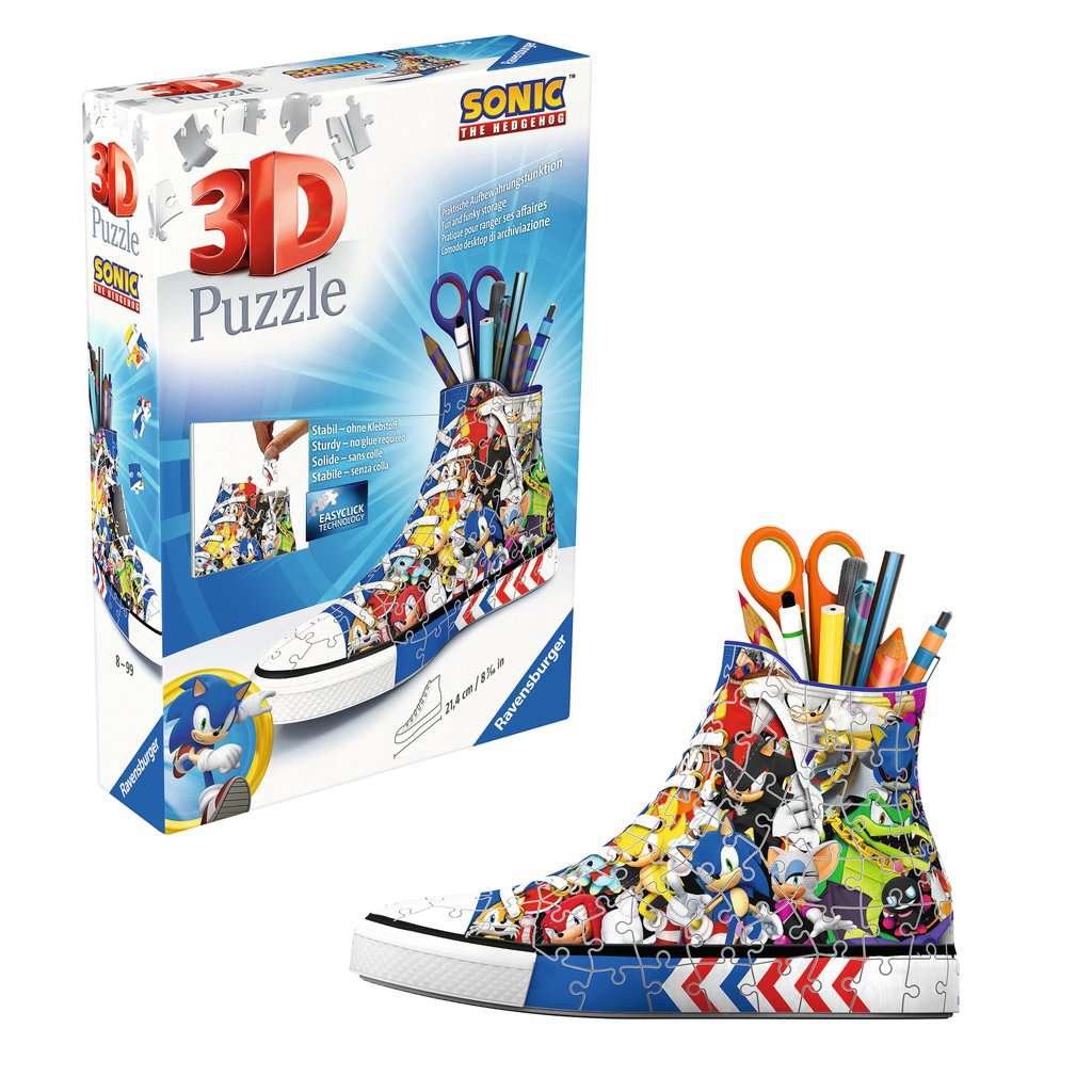 3D Puzzle Sneaker Sonic the Hedgehog