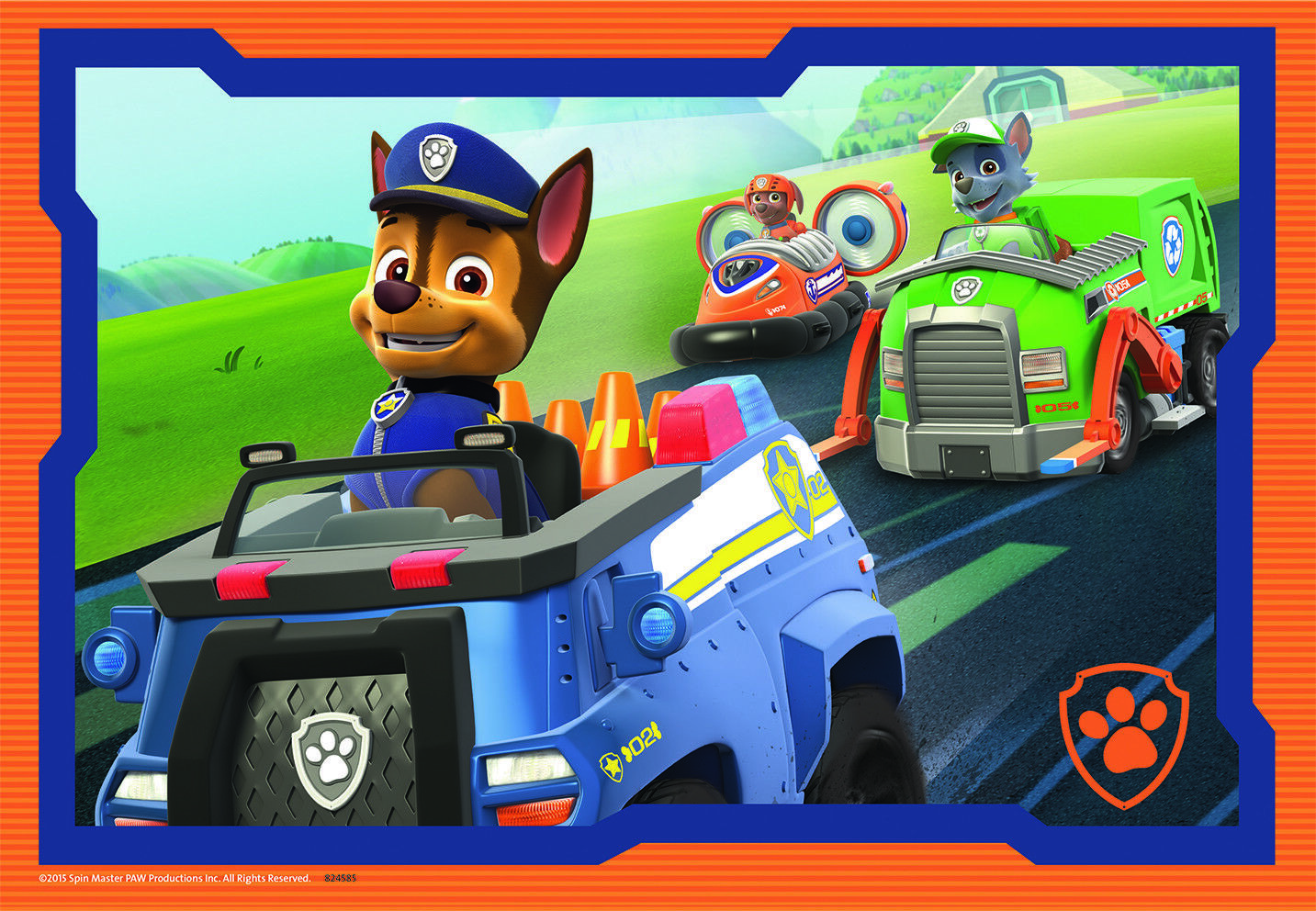 Kinderpuzzle 07591 Paw Patrol im Einsatz 2 x 12 Teile