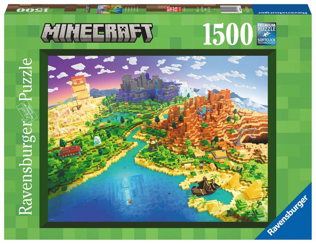 Puzzle 1500 Teile - World of Minecraft