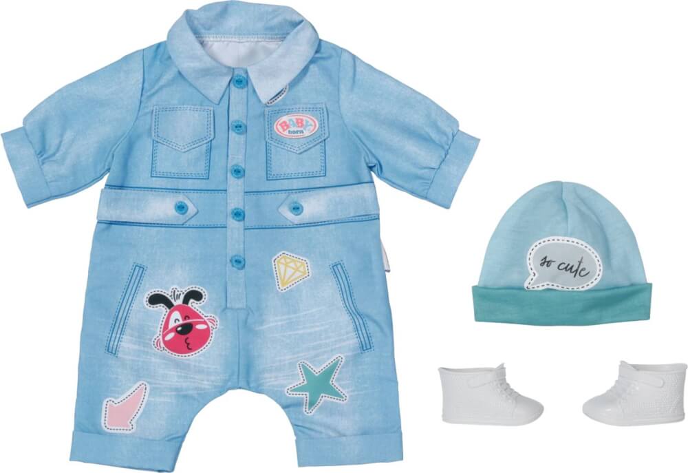 Baby Born Deluxe Jeans Overall 43cm