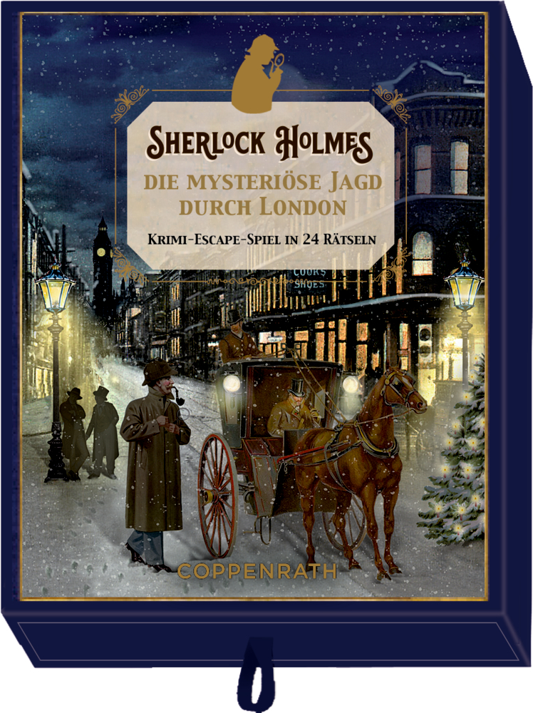 Sherlock Holmes - Escape-Spiel, Adv.-Schachtelspiel