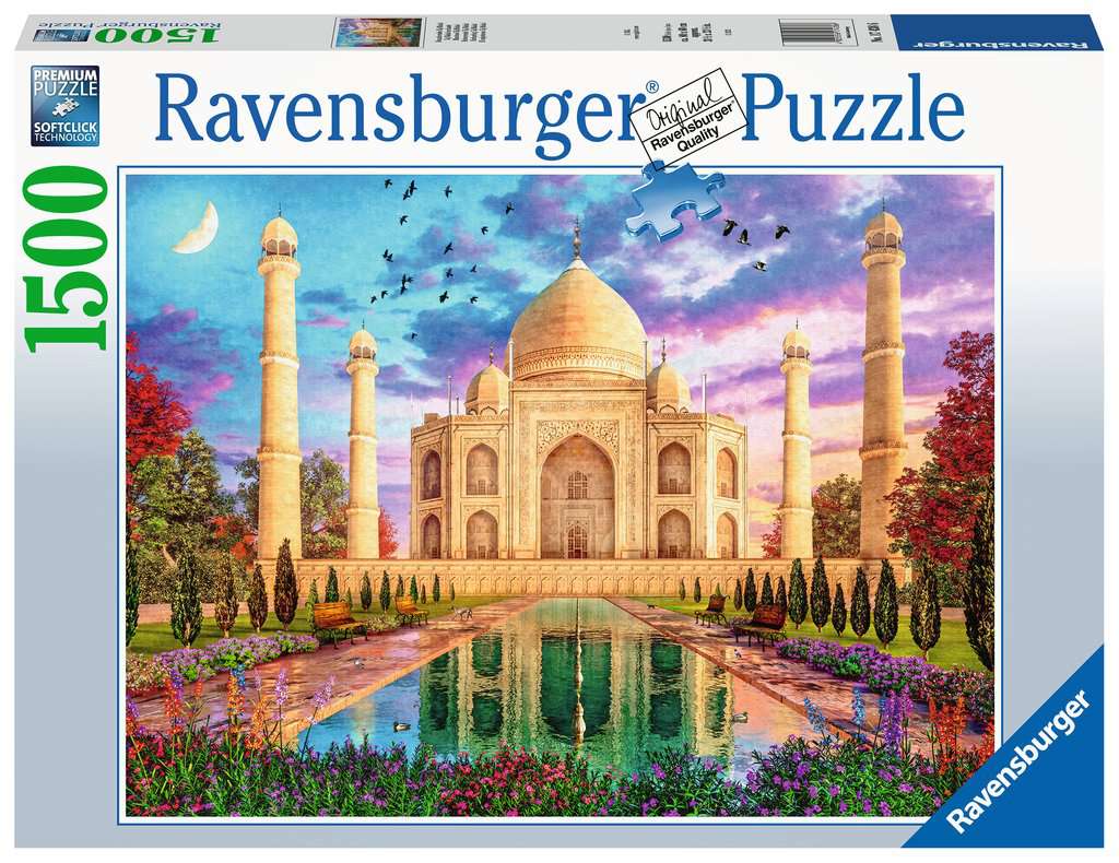 Puzzle 1500 Teile - Bezauberndes Taj Mahal