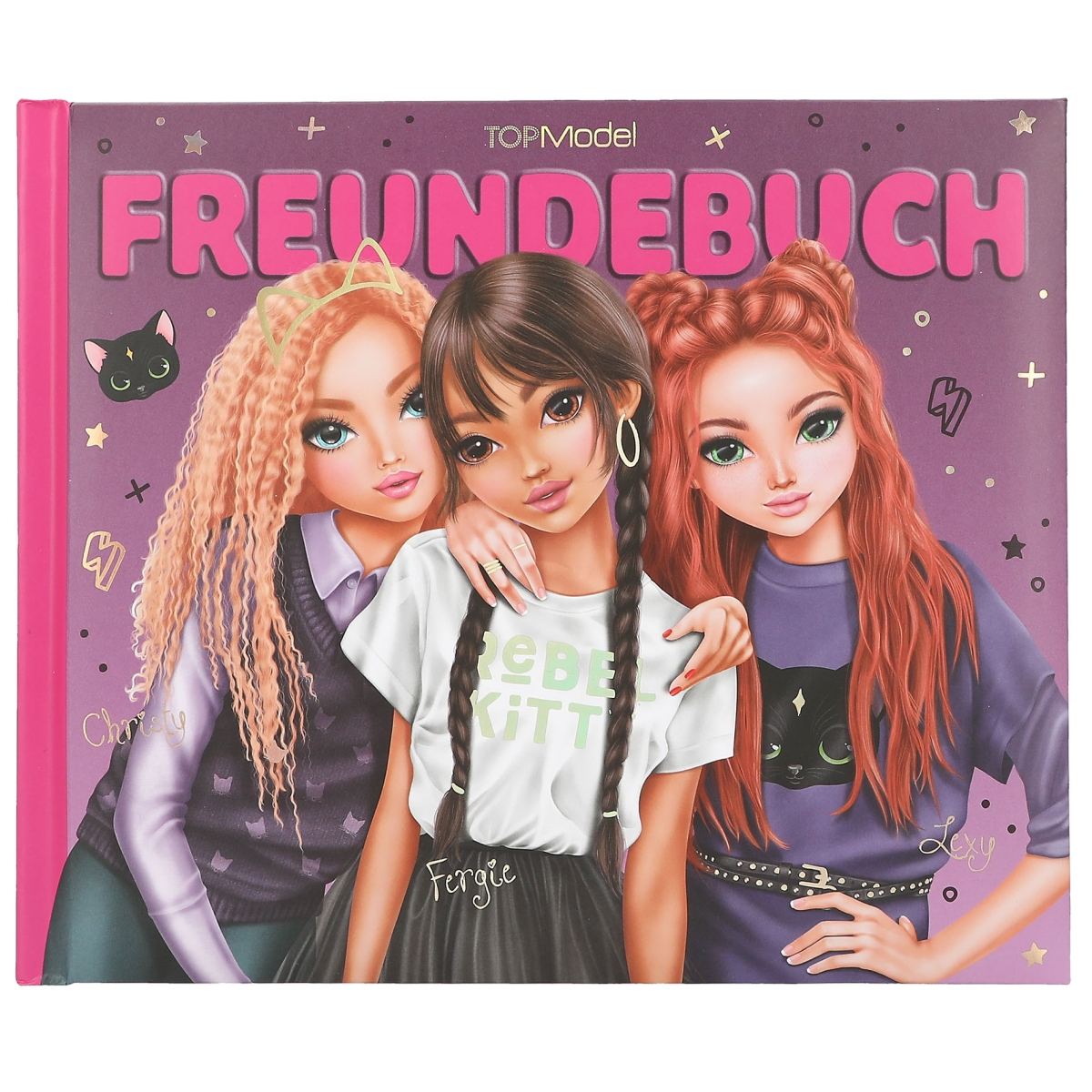 TOPModel Freundebuch Motiv 2 REBEL KITTYTOPModel Freundebuch Motiv 2 REBEL KITTY