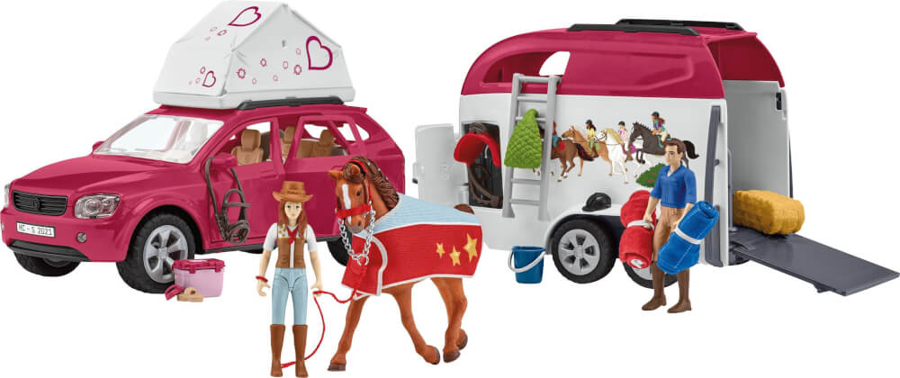 schleich® Horse Club 42535 Abenteuer mit Auto und Pferdeanhänger