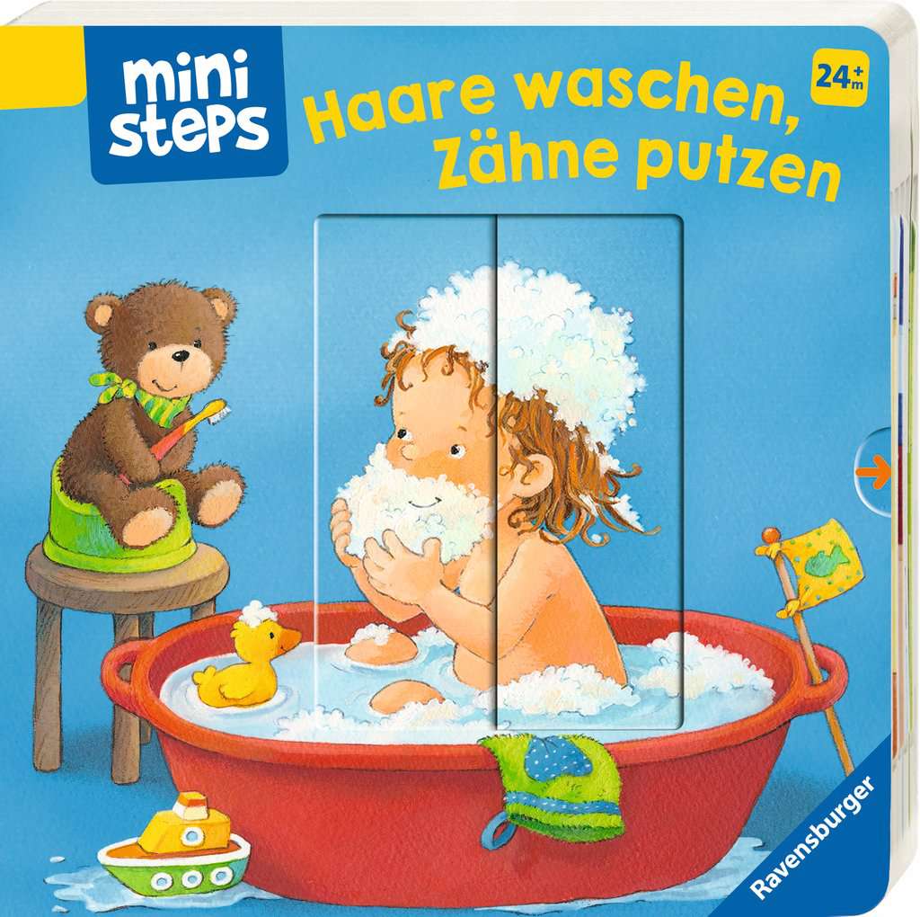 ministeps: Haare waschen, Zähne putzen