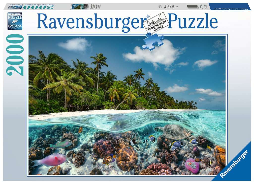 Puzzle 17441 Ein Tauchgang auf den Malediven 2000 Teile