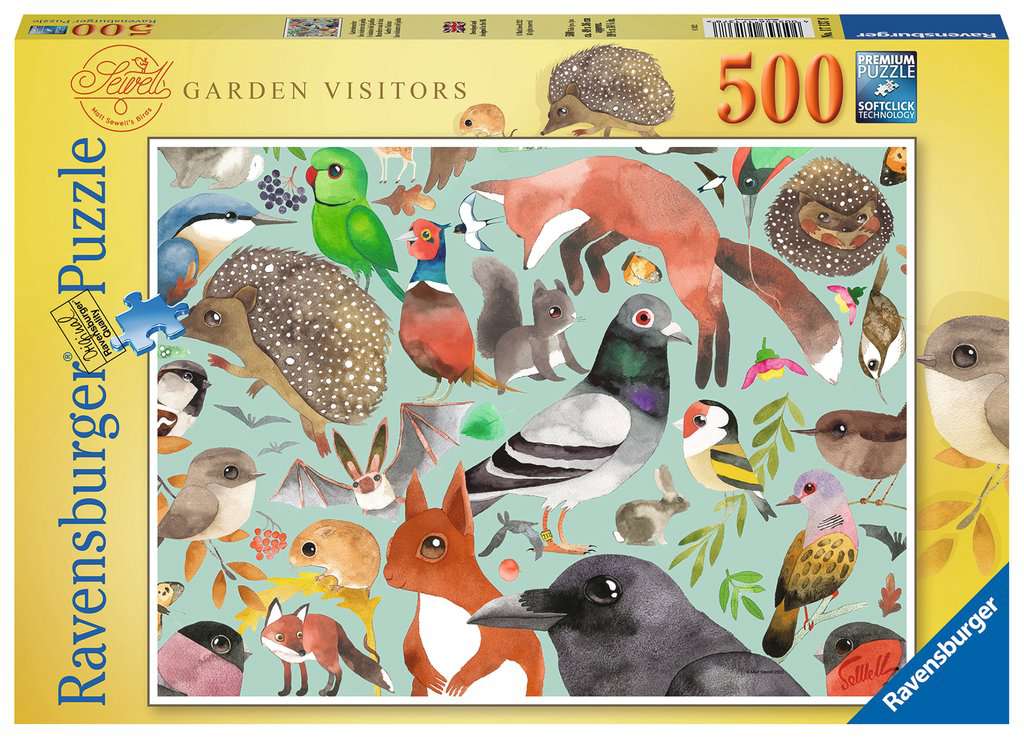 Erwachsenenpuzzle Garden Visitors 500 Teile