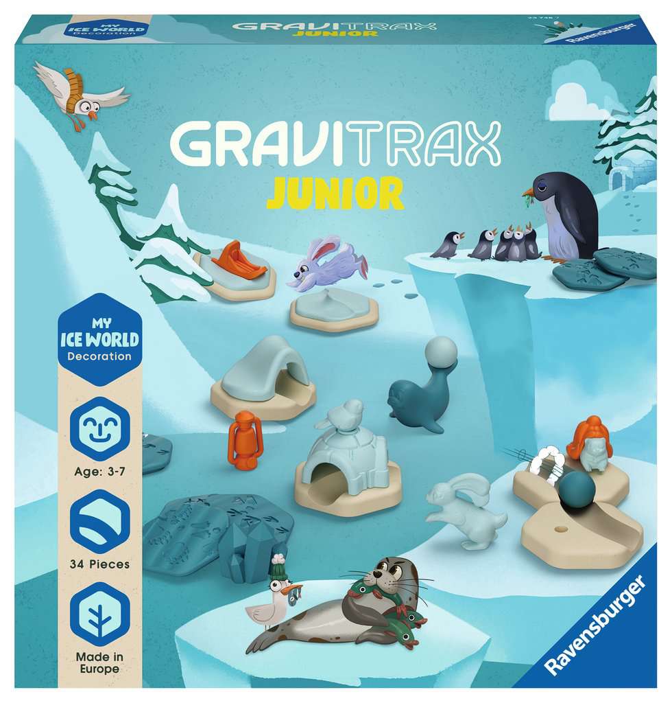 GraviTrax Junior Extension Ice - Kugelbahn-Erweiterung für Kinder ab 3 Jahren