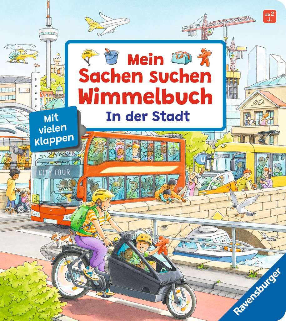 Mein Sachen suchen Wimmelbuch: In der Stadt