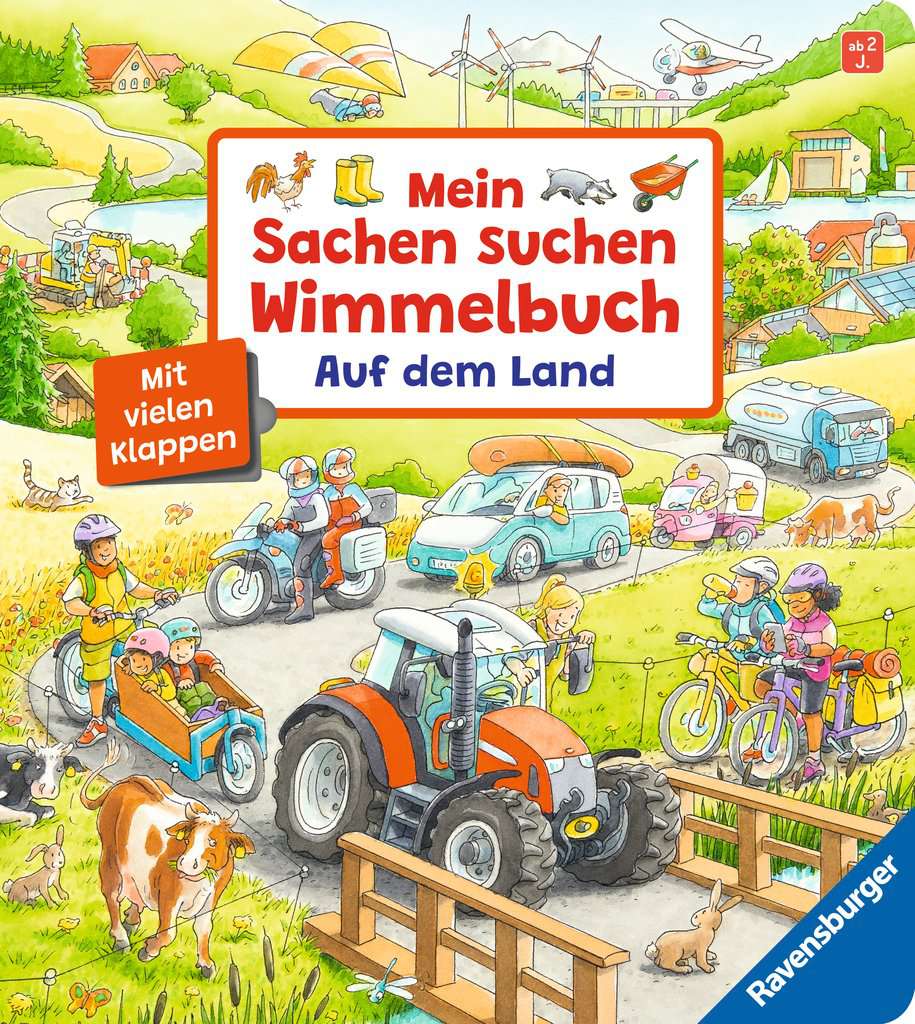 Mein Sachen suchen Wimmelbuch: Auf dem Land