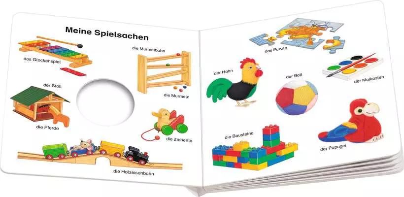 Erste Bilder - Erste Wörter: Mein Gucklochbuch