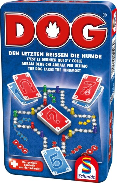 DOG® Bring-Mich-Mit-Spiele in der Metalldose